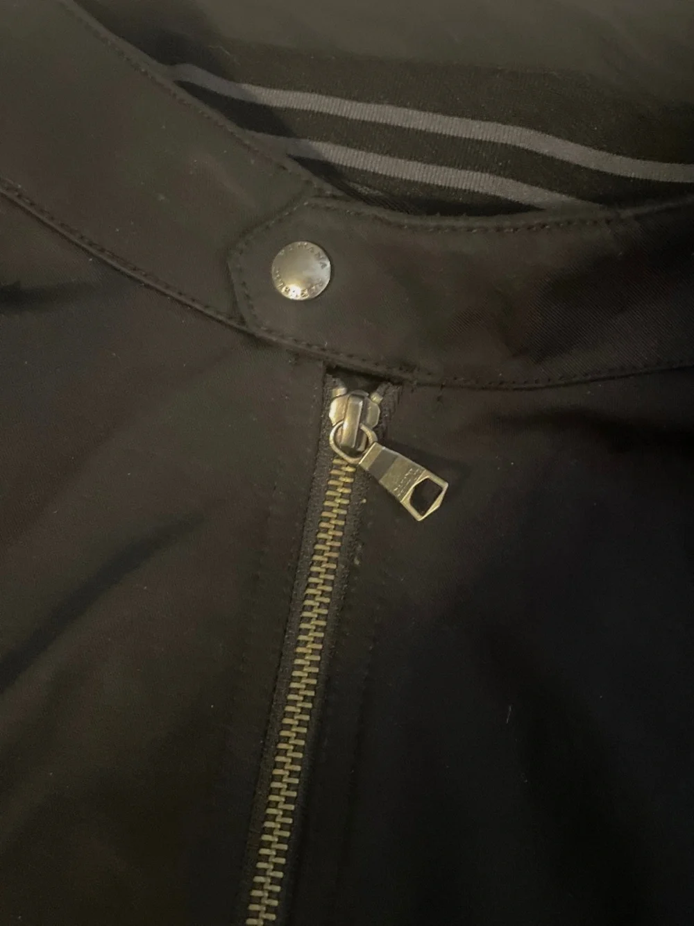 Mens Banana Republic Stand-Collar Full Zip Nylon Jacket SZ L